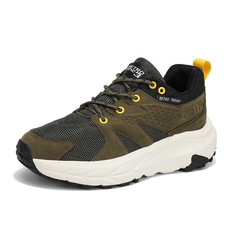 Men's Running Shoes for Women Autumn Jogging Sports Shoes Mesh Breathable Sneakers Men thick sole walking shoes male footwear