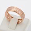 ZHOUYANG Wire Drawing Rings For Women Top Quality Fashion Design Hollowed-out Process Rose Gold Color Ring Full Sizes R376