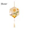 Nature Bamboo Weaving Ornaments Chinese New Year DIY Woven Lantern Making Kit for Kids Parent Child Activity Supplies Adults, Traditional Decorative