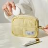 Quilted Makeup Bag Puffer Skincare Storage Bag Suitcase Cosmetic Pouch  for Women