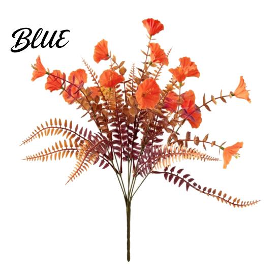 Realistische Künstliche Blumen Blumen Herbstdeko Eukalyptus Künstlich für Feiertag Prunkwinde Außenpflanzgefäße Lebensechte Blumengestecke Büro