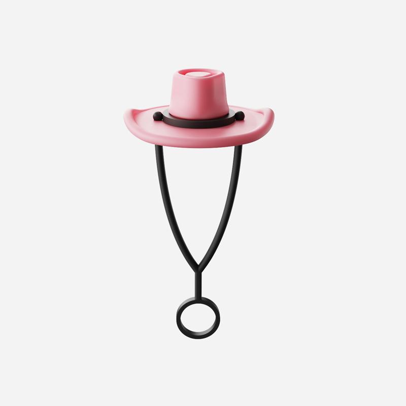 4 pcs Cute Cowboy Hat Straw Toppers Set Reusable Dustproof Silicone Straw Covers for Parties Outdoor Events Perfect for Independence Day Mother'S Day
