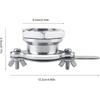 Honey Gate Valve -Honey Tap, Stainless Steel Honey Gate Valve, Gate Honey Bucket Accessories, Controlled Dispensing Extractor with Secure Closure for