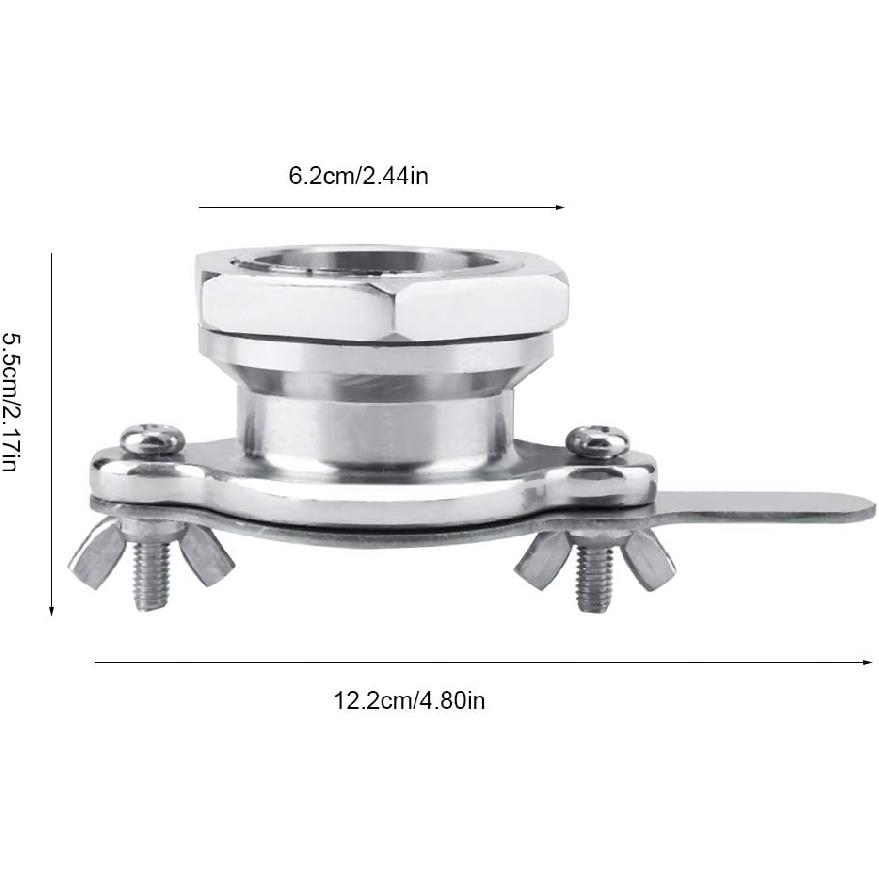Honey Gate Valve -Honey Tap, Stainless Steel Honey Gate Valve, Gate Honey Bucket Accessories, Controlled Dispensing Extractor with Secure Closure for