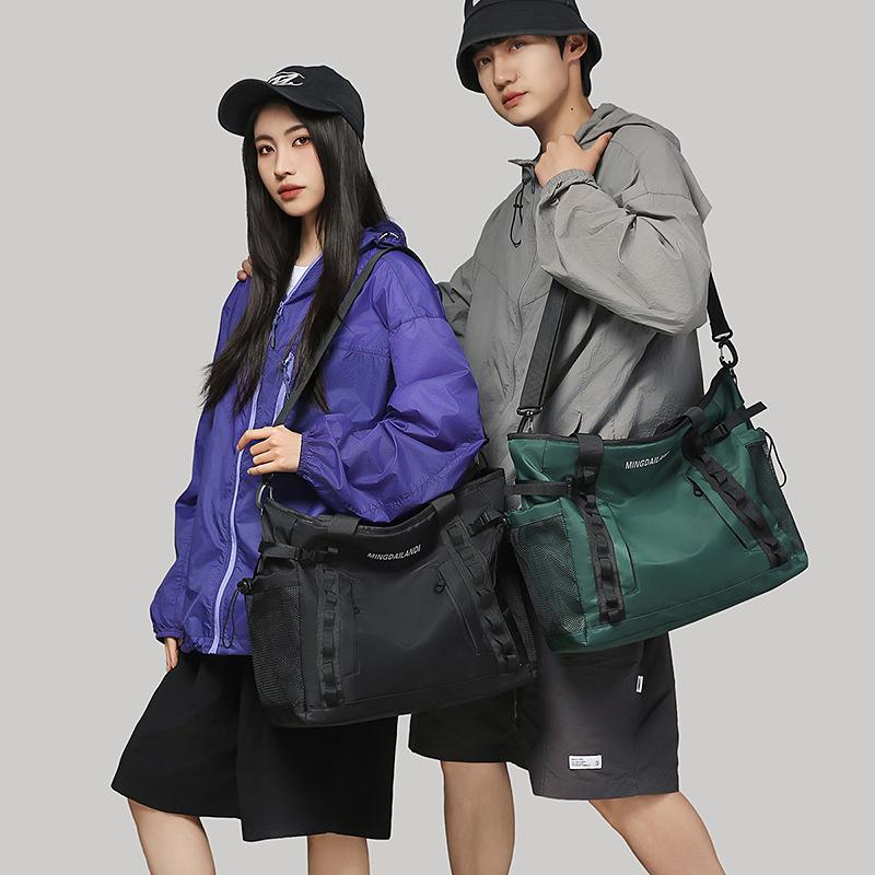 Travel bag Large capacity ins Niche fitness bag Storage duffel bag Shoulder bag Crossbody portable waterproof shopping bag