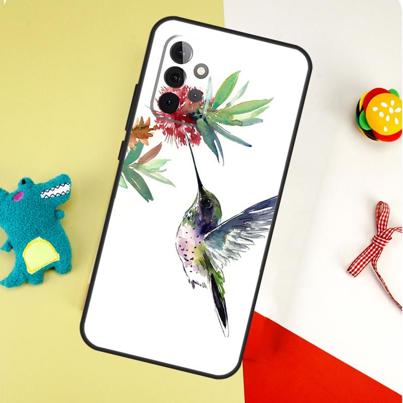 Hummingbird For Samsung Galaxy A05 A06 A16 A54 A34 A14 A55 A35 A15 A53 A33 A13 A22 A32 A52 Phone Case