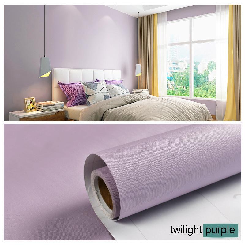Solid Color Self-Adhesive Wall Decoration Sticker - Waterproof & Moisture-Proof, Instant Adhesive Sticker for Bedroom
