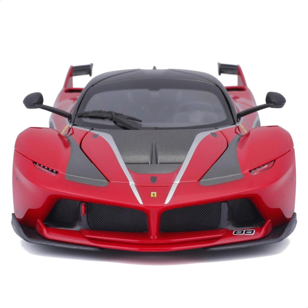 Bburago Scale Signature Series Ferrari Red Diecast Model Finished 1/18 FXX-K #88 / Car, Model, 18-16907 (#88)