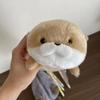 Pen Holder Plush Pencil Bag Large Capacity Stationery Bag Creative Otter Pencil Case  Students