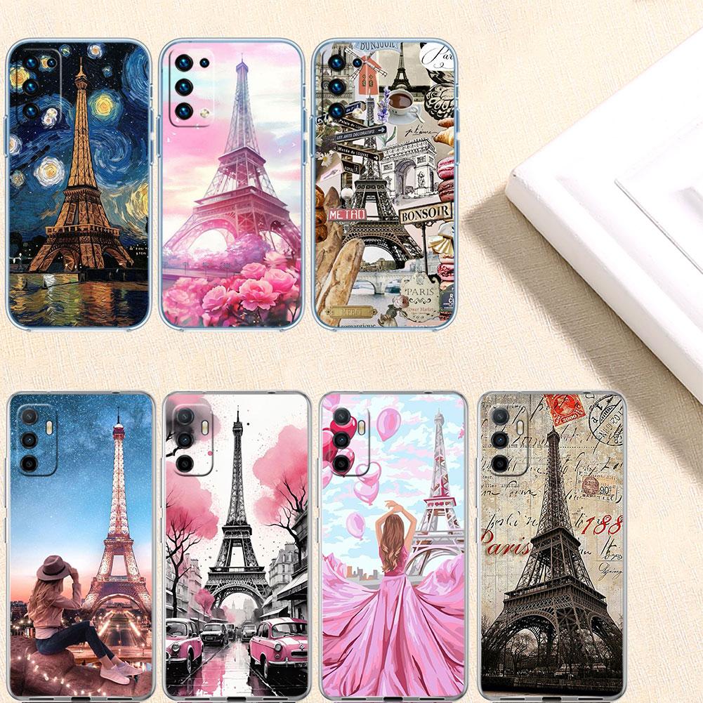 IK52 Paris Eiffel Tower Case for Motorola E13 E15 E20 E22 E22I E22S E30 E32 E40 E7 E7I G Plus Power Play Stylus G22 G14