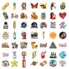 200 Hand-drawn Illustration Stickers European and American Style Series Graffiti Stickers Children's Stickers