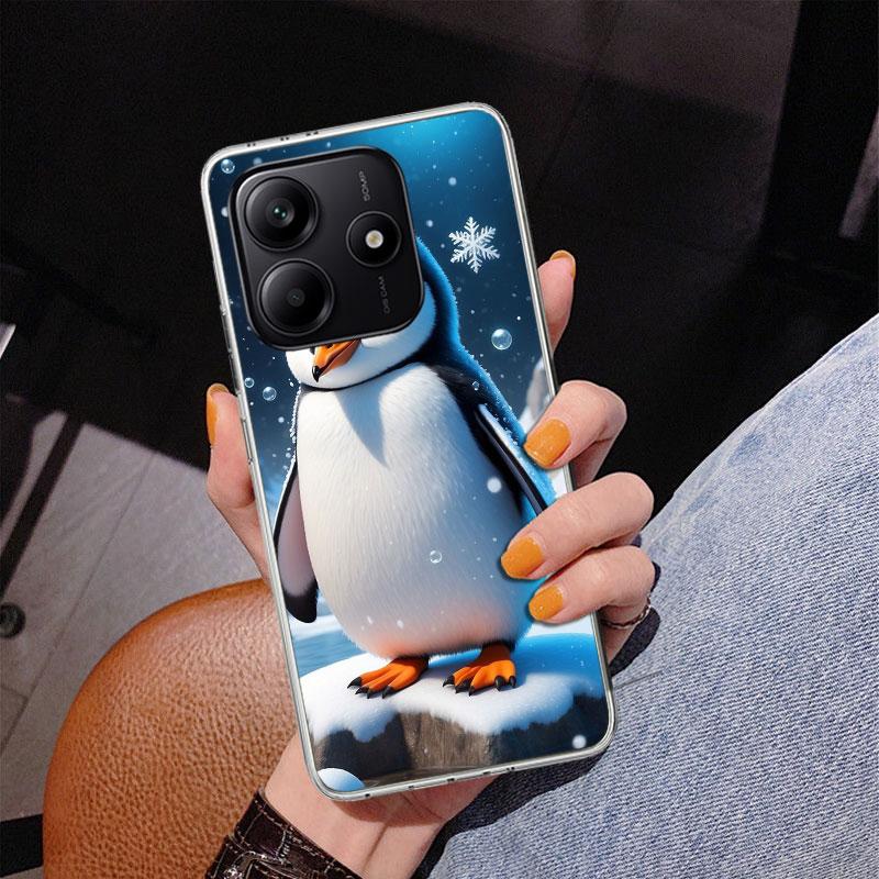 Penguins Love At The North Pole Phnoe Case for Phnoe Case for Xiaomi Redmi Note 15 14 14S 13 Pro Plus 12 12S 11S 11E 10S 10 11T
