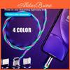 Magnetic 8 Luminous Flow Lighting Pin Usb Cable For Iphone Xr 7 8 Micro Usb Typec Magnet Fast Charge
