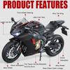1:9 Scale Honda Little Monkey CBR1000RR Motorcycle Model Toy Metal Diecast Retractable Tripod Shock Absorption Hobby Gifts