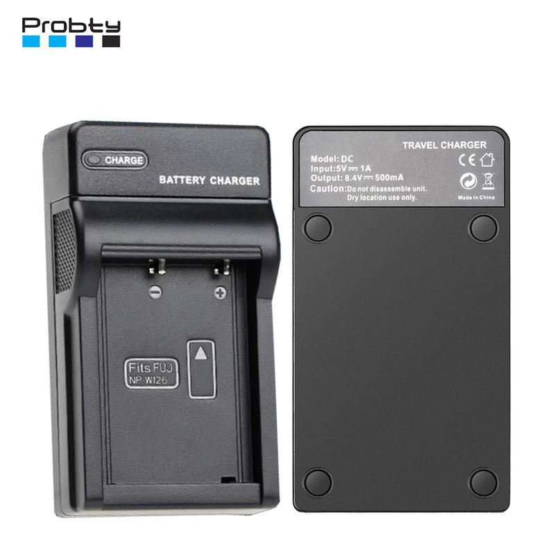 NP-W126 NP-W126S Battery Charger for Fujifilm X100VI X-T50 X-T30 II X-S10 X-PRO3 X-Pro2 X-Pro1 X-T30 X-T20 X-T10 X-T3 X-T2 X100V