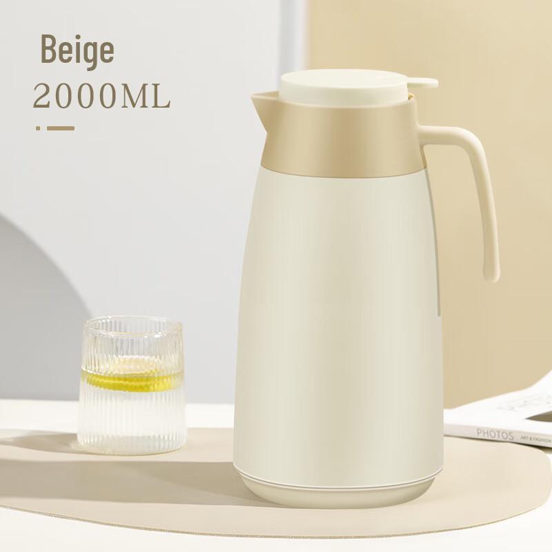 Changqi 1.6L Stainless Steel Insulated Kettle Set, Light Blue Cheese