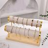 Metal Bracelet Organizer Holder Velvet Jewelry Display Stand Storage Rack  Earrings Pendants