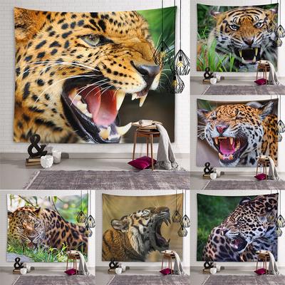 Tiger Lion Tapestry Kids Room Decoration Animal Wall Art Decoration Tapestry Living Room Bedroom Dorm Room Home Decor