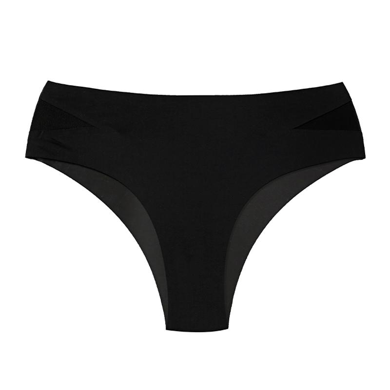 Nahtlose Slips Damen Slips Eis-Seide Niedrige Taille Unterwäsche Lingerie Intimates