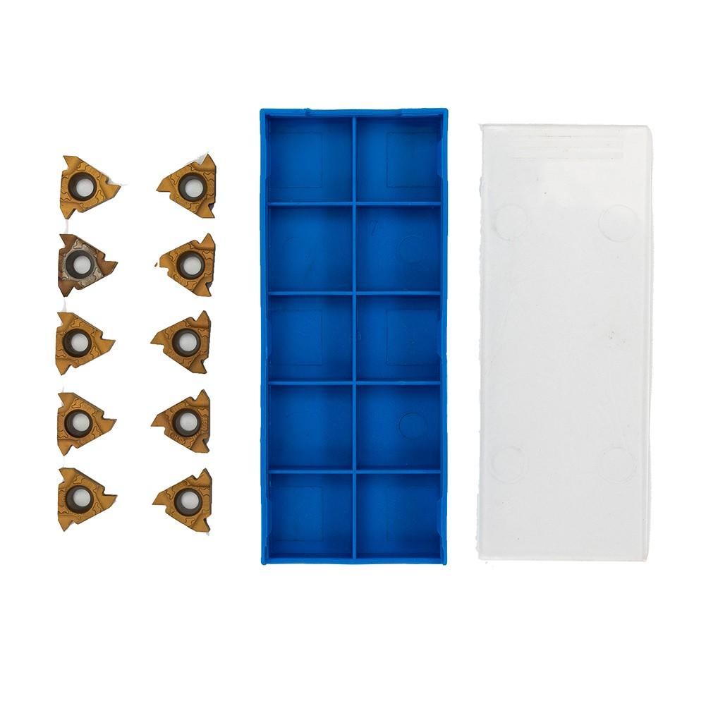 10Pcs/Set 16IR AG60 CNC Rts Blade Lathe Carbide Thread Cutting Turning Tool