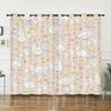 Curtain Animal Rabbit Illustration Curtain Digital Printing Blackout Curtain No Punching