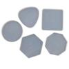 Ručně vyráběná silikonová forma pro pryskyřici DIY geometrická podložka pryskyřičná forma severský styl podložka křišťálová epoxidová forma podnos čajová souprava