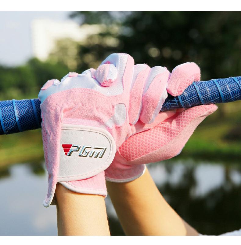 PGM Women's Non-Slip Golf Gloves - Pair for Left & Right Hands, Professional Outdoor Grip