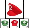 Super Mario Bros Rot Grün Cosplay Hut Unisex Kostüm Requisite Geschenk