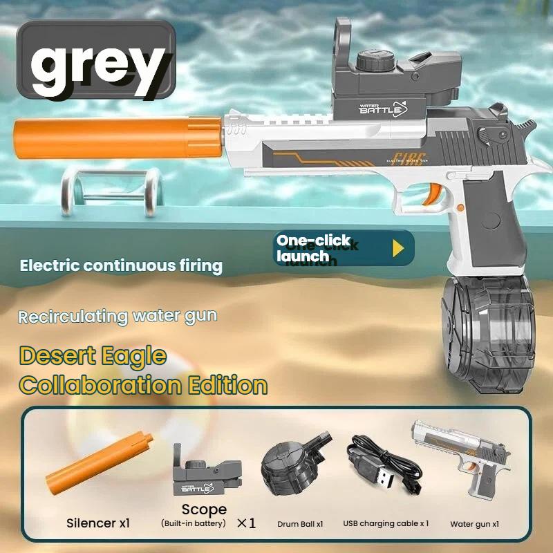 New Desert Eagle Electric Water Gun Automatic Water Spray Gun Summer Entertainment Water Battle Toy Gifts