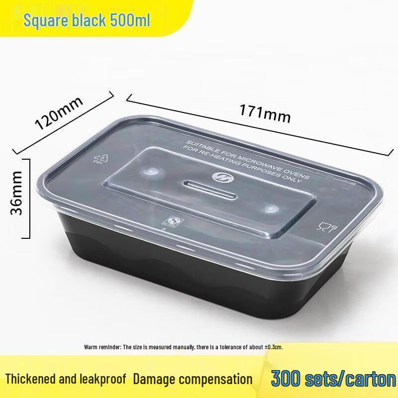

JINGRX Disposable Rectangular Takeout Containers