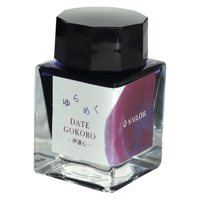 Sailor fountain pen Füllfederhalter-Flaschentinte, schimmernde Tinte, DATEGOKORO-Farbstoff, 20 ml, 13-1530-203