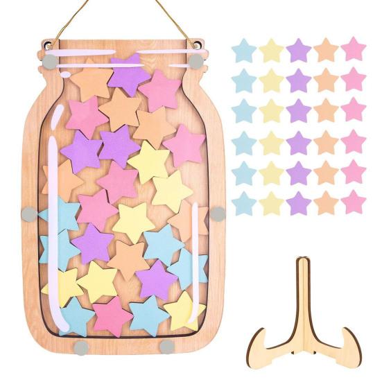 

Детская банка для поощрений Система поощрений для классов Обучение пользованию горшком Деревянная банка Образовательная F