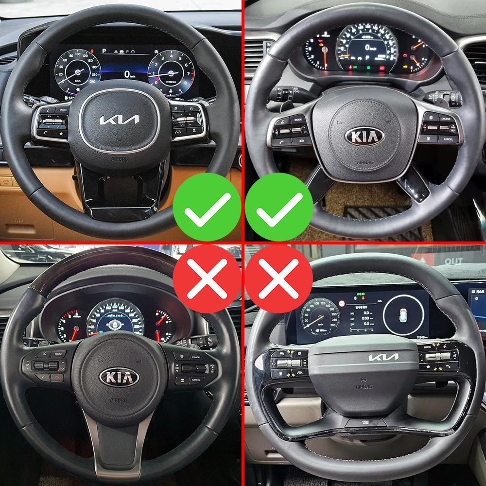 Shifter Paddles For KIA 2021 2022 2023 Sorento MQ4 Hybrid Carnival KA4 Car Steering Wheel Extension Gear DSG Sticker Car Styling