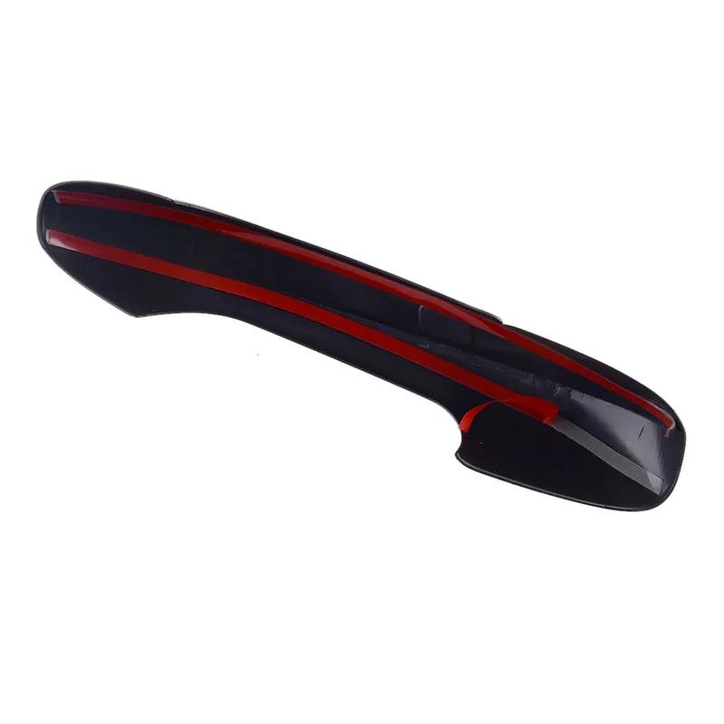 ABS Car Exterior Black Door Handle Cover Trim Frame Fit For Mercedes Benz C E GLC Class W205 X253 W213 2016 2017 2018