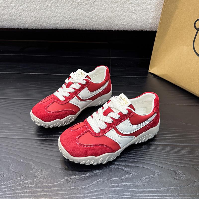 Women's shoes spring 2025 new non-slip women's shoes comfortable sports versatile fashion casual shoes