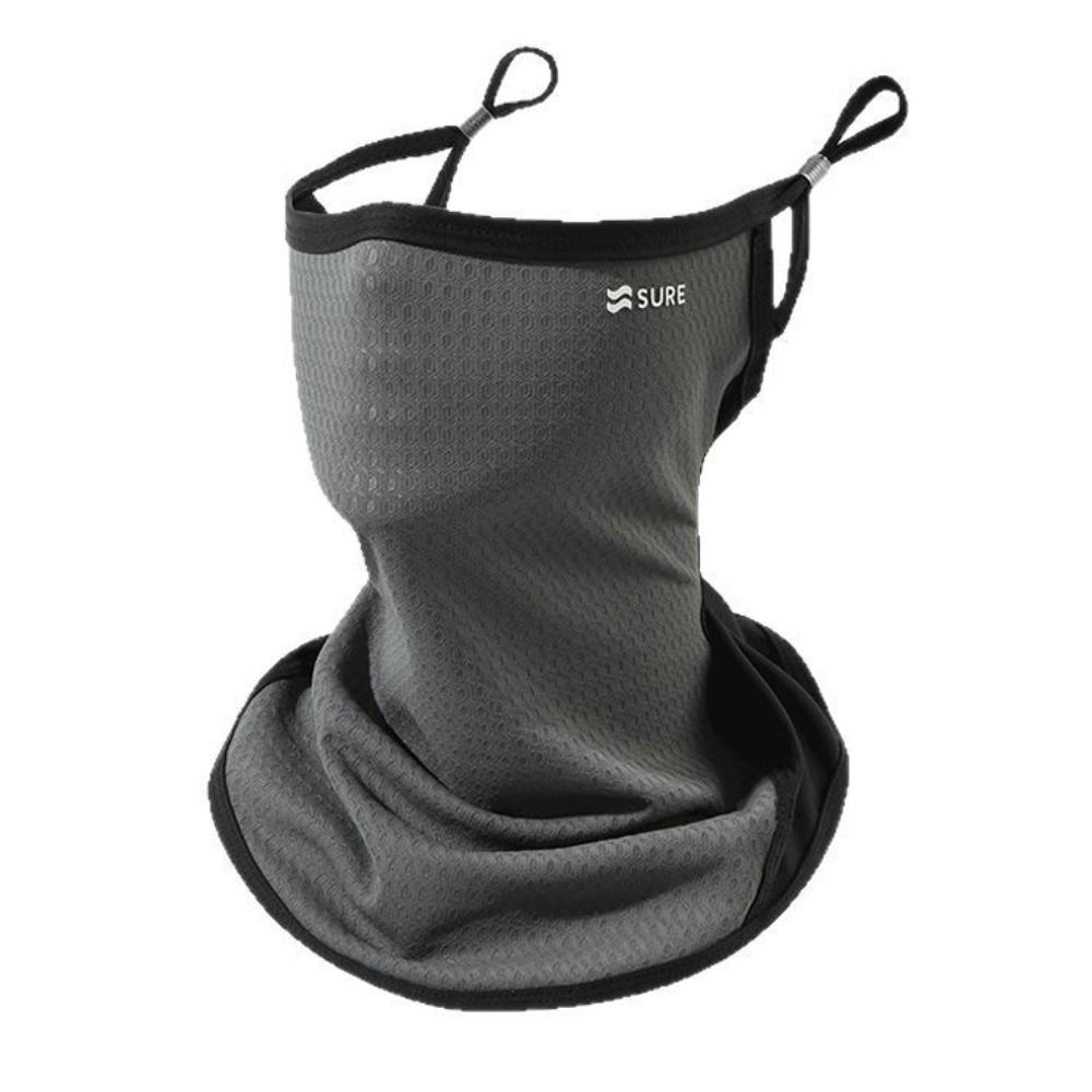 Sunshade Sunscreen Face Cover Solid Color UV Protection Veil Men's Sunscreen Face Mask  Gardening