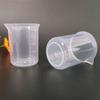 Plastic Stackable for Kitchen Laboratory Test Graduated Cylinder Mixing Cups Beaker Measuring Cup