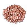 CCB Electroplated Barrel Beads - Multi-Style Gold & Silver Large-Hole Spacer Beads for DIY Bracelets