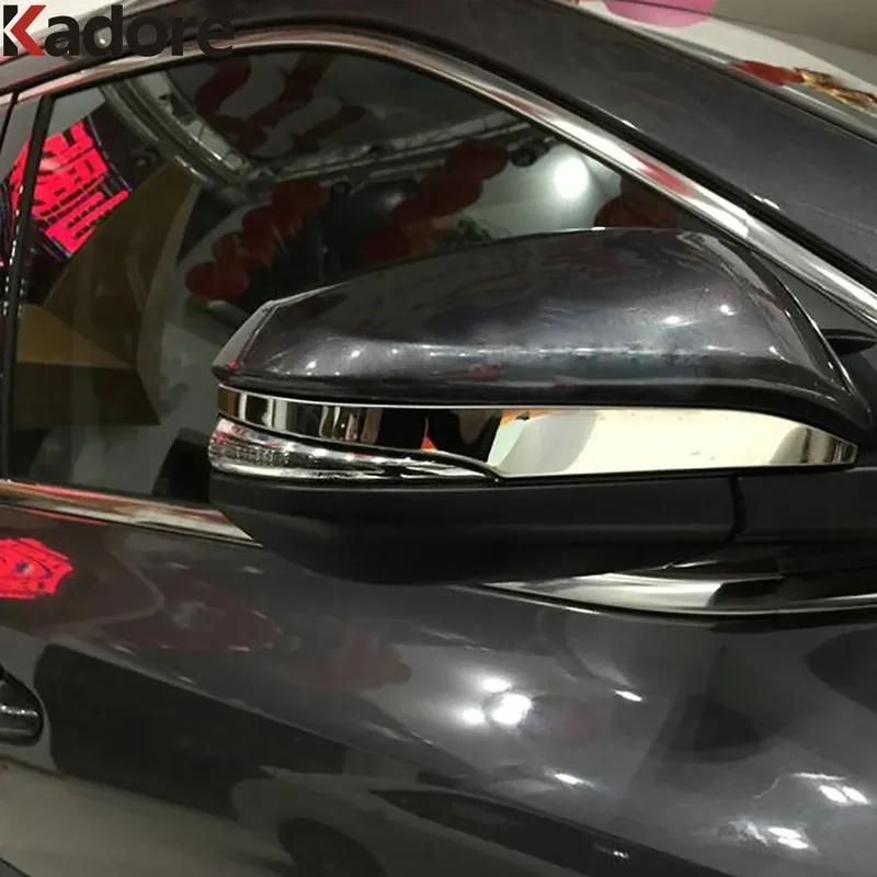 Rearview Mirror Strip Cover Trim For Toyota Venza Harrier - 2024 Chrome Car Accessories Side Mirrors Frame Trims