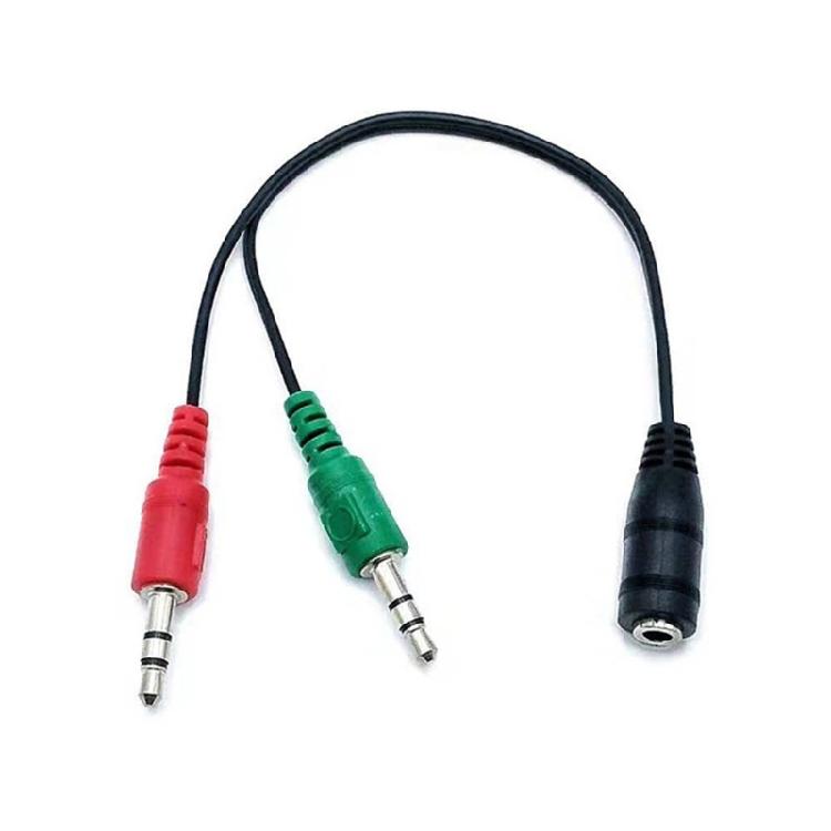 3.5mm Signal Y Splitter Cable Female to 2x3.5mm Male Adapter Speaker Headphones Extension Cable Headphones Splitter