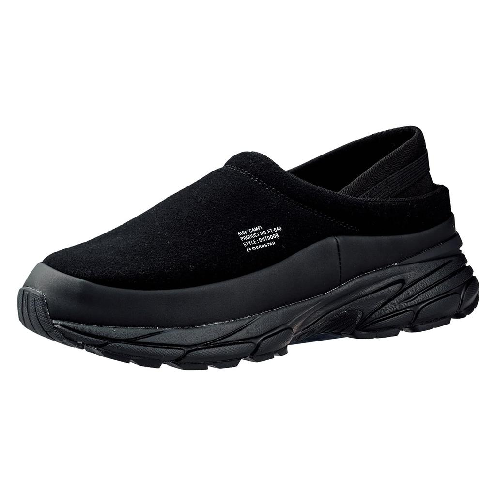 Moonstar Eight Tenth CAMPI Size 2E Sneakers, Black, 25.5 Cm,