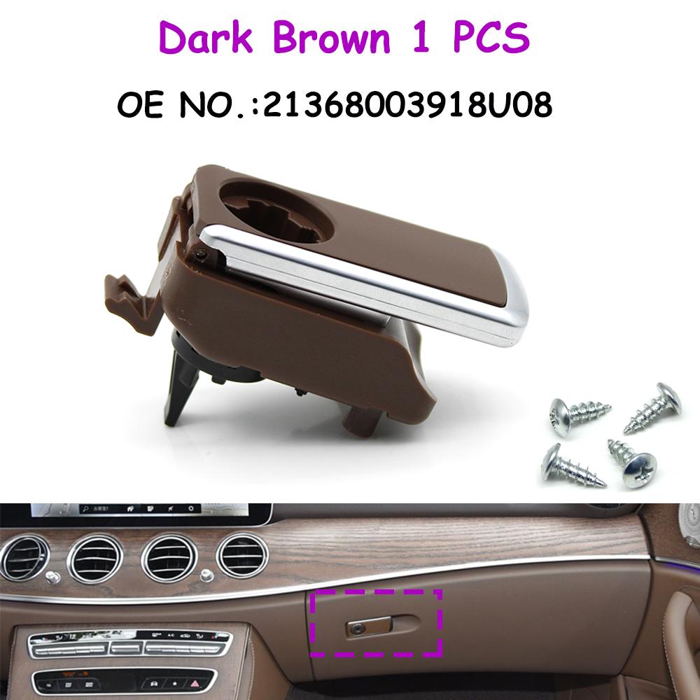 W213 W238 W257 Car Passenger Side Dashboard Glove box switch handle Assembly For Benz E CLS Class Toolbox Glove Boxes 2016-