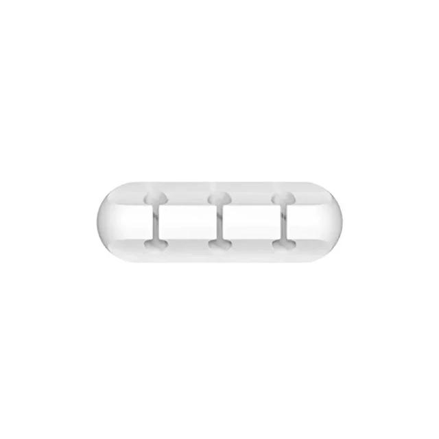 Klipsy do mocowania kabli Organizer kabli Silikonowy klips do zwijania kabli USB Samoprzylepne do myszy, klawiatury, zestawu słuchawkowego