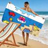 Mr. Men and Little Miss2 Print Beach Towel, Large Soft Quick Dry Towel for Beach Camping Swimming