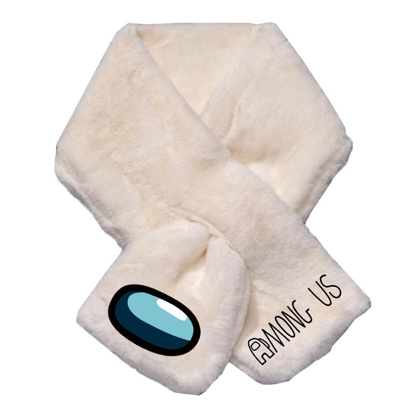 

Unisex Kids Game Boys Girls Winter Thick Scarf Scarves For Xmas Gift White