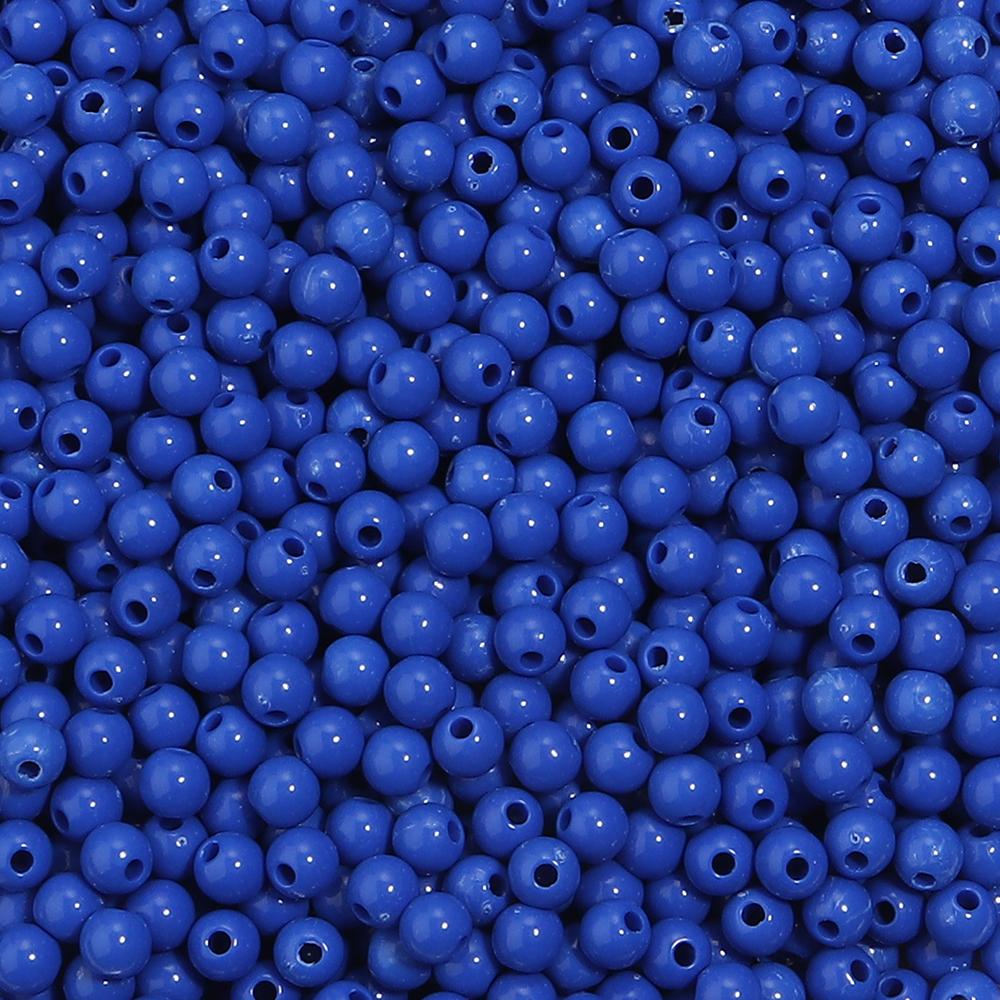 1000pcs/lot 5mm Solid Color Acrylic Round Beads Loose Spacer Mini Seed Bead For Jewelry Making DIY Bracelet Necklace Accessories