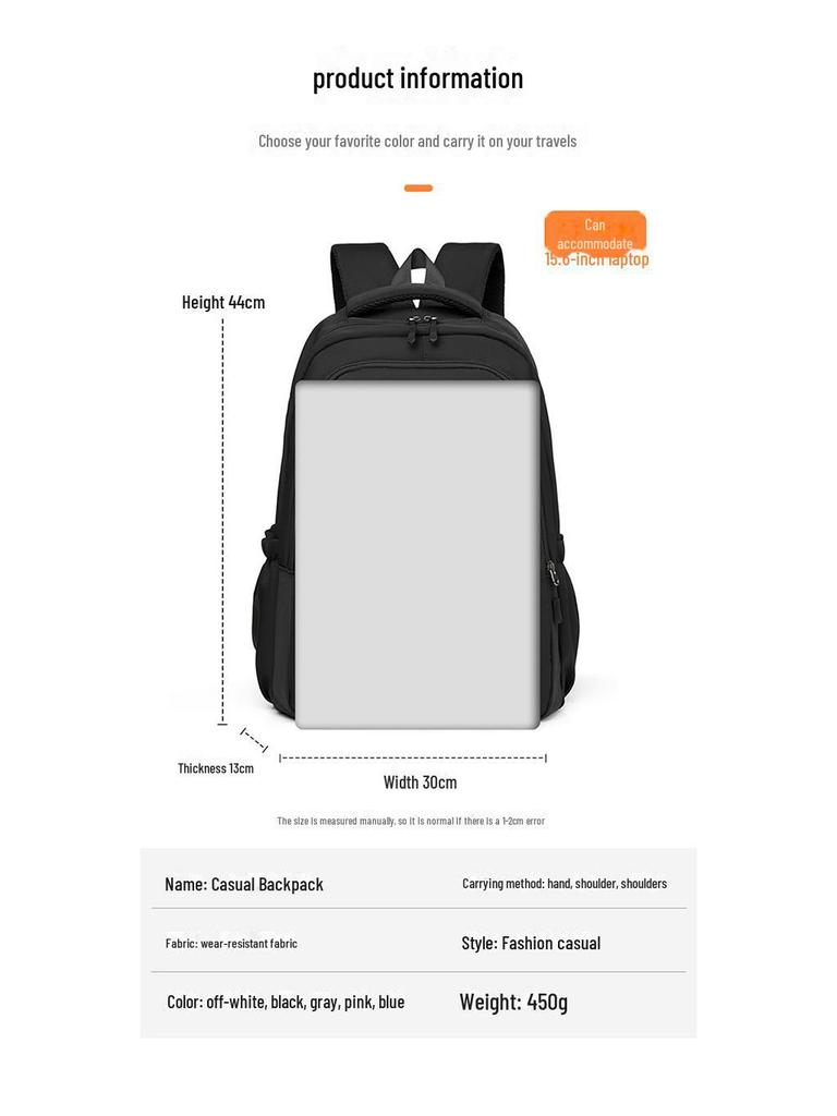 Korean Style Cross-Border Backpack: Campus Casual for New Middle School Girls