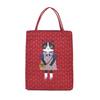Kusguru Japan Parlor Suzurando Jacquard Square Bag, Women's, 258619, Red