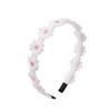 1PCS Fashion Solid Embroidery Girls Flower Headband Birthday Wedding Party Boho Boho Sunflower Hair Hoop Party Hair Accessories