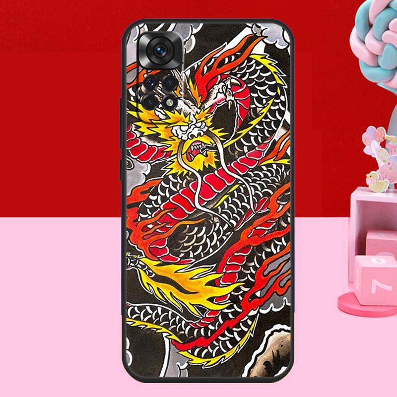 

DRAGON TATTOO JAPANESE Case For Xiaomi Redmi Note 11 10 12 13 14 15 Pro Plus Redmi 15 C 14C 10C 12C 13C Soft Cover Redmi 10C
